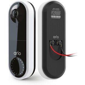Arlo Essential AVD1001 Wired Video Doorbell HD 180° View Night Vision